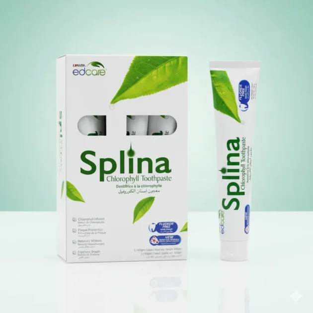 معجون اسنان سبلينا كلوروفيل من شركة ادمارك splina chlorophyll toothpaste